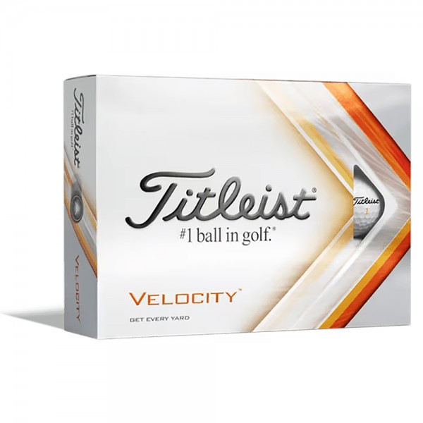 Balles de golf Titleist Velocity personnalisées Impression sur balles de golf